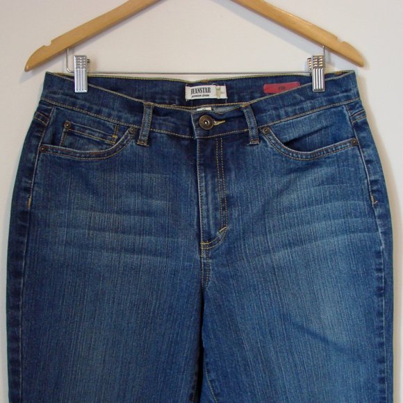 Bootcut Jeans High Waist Stretch Jeanstar Elle Size 12 - Picture 2 of 16